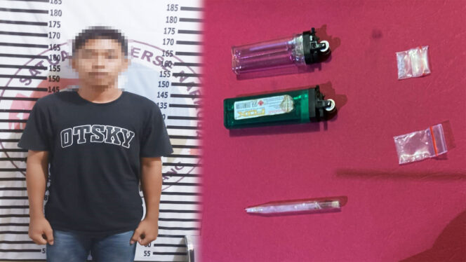 
 Bawa Narkoba, Pemuda Pengangguran Dibekuk Polisi