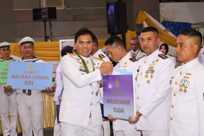 
					Yonif 9 Mar, Satlak Brigif 4 Mar/BS Raih Juara 1 Batalyon Marinir Teladan TNI Angkatan Laut 2023