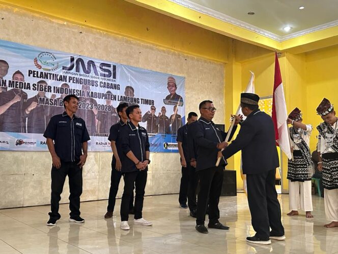 
					Pelantikan Pengurus Cabang JMSI Lampung Timur masabakti 2023-2028