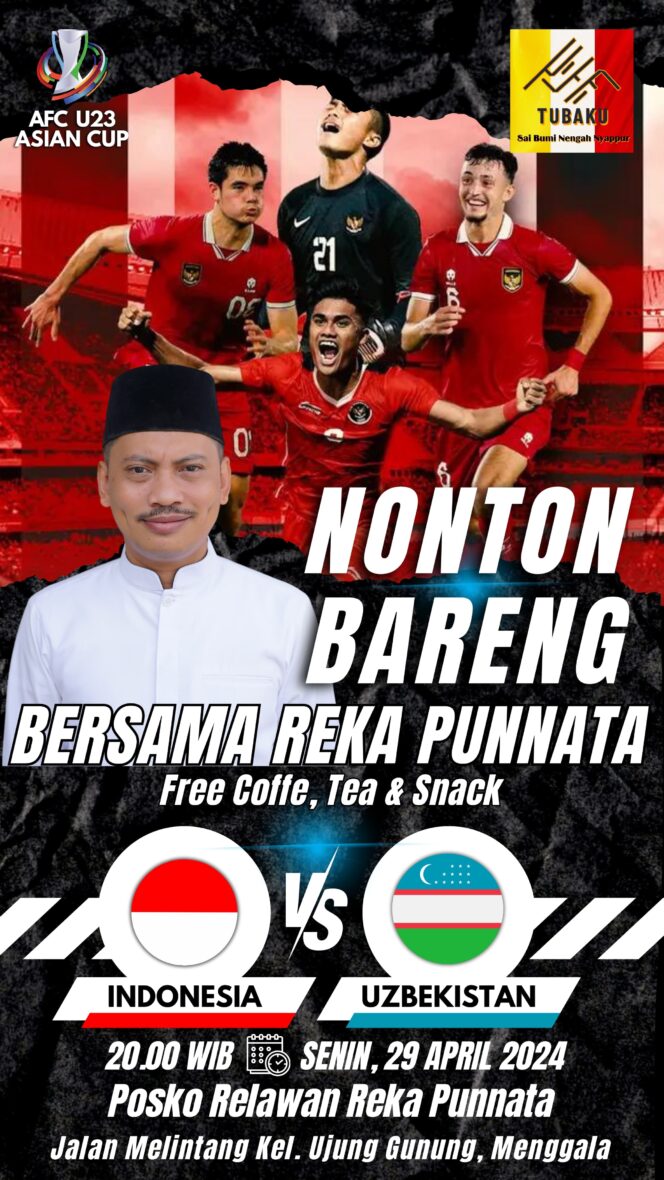 
					Dua Relawan Reka Punnata Sukses Gelar Nobar Bola