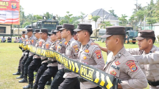 
					Polres Tulang Bawang Gelar Latihan Dalmas Secara Periodik, AKBP James Paparkan Tujuannya