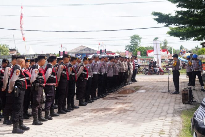 
					Polres Tulang Bawang Kerahkan Ratusan Personel Amankan Kampanye Akbar di Lapangan Ethanol