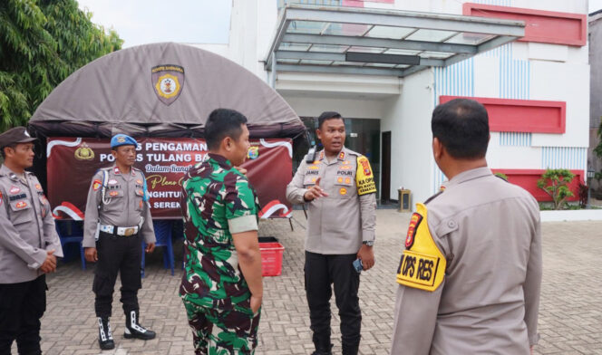 
					Kapolres Tulang Bawang Monitoring Rapat Pleno Rekapitulasi Tingkat Kabupaten