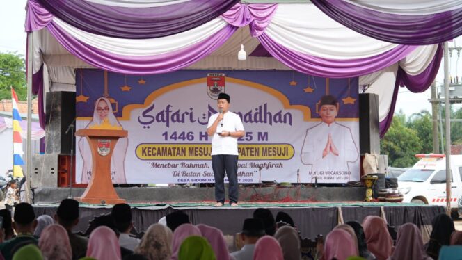 
					Pererat Silaturahmi, Wakil Bupati Mesuji Hadirin Safari Ramadhan mewakilin Bupati Mesuji di Desa Sidomulyo