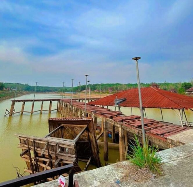 
					Investasi Miliaran Rupiah, Embung Albaret Mesuji Mang Krak Total