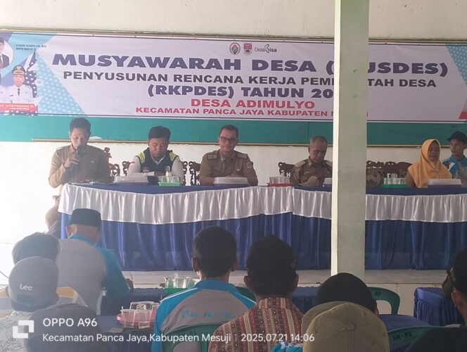 
					Pemdes Adi Mulyo Gelar Musdes untuk Perencanaan Tahun 2026