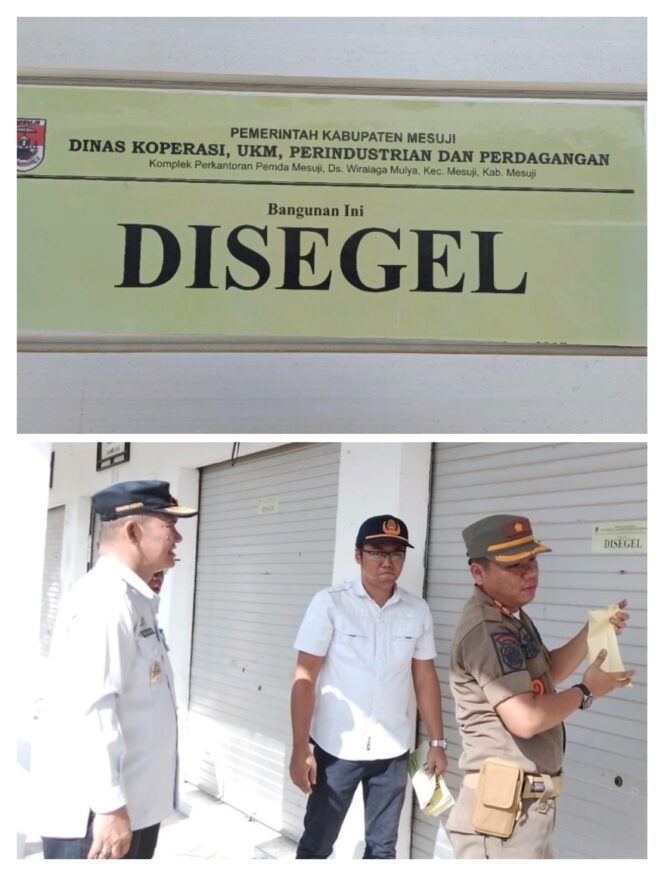 
					Pemkab Mesuji Tertibkan Ruko yang Tak Beroperasi, Penyegelan Dilakukan