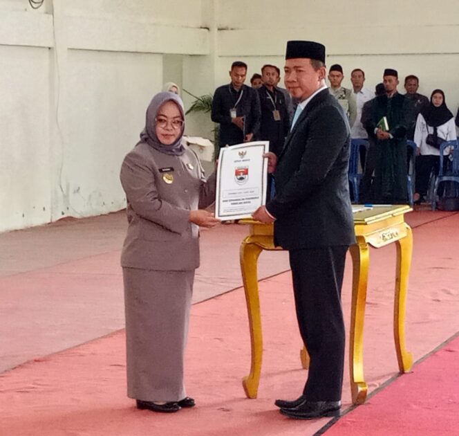 
					Bupati Mesuji Hj. Elfianah Lantik Budiman Jaya Sebagai Sekda Definitif